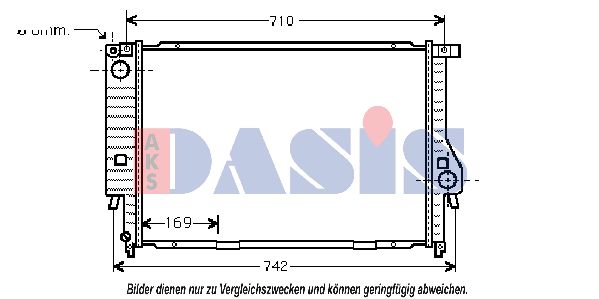 AKS DASIS Radiators, Motora dzesēšanas sistēma 051290N